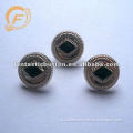 fashion epoxy round with edge gold abs plating button for sale
